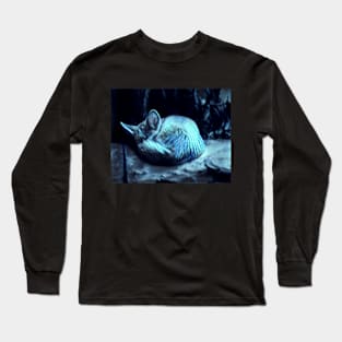 Sleepy Spectral Kitty Long Sleeve T-Shirt